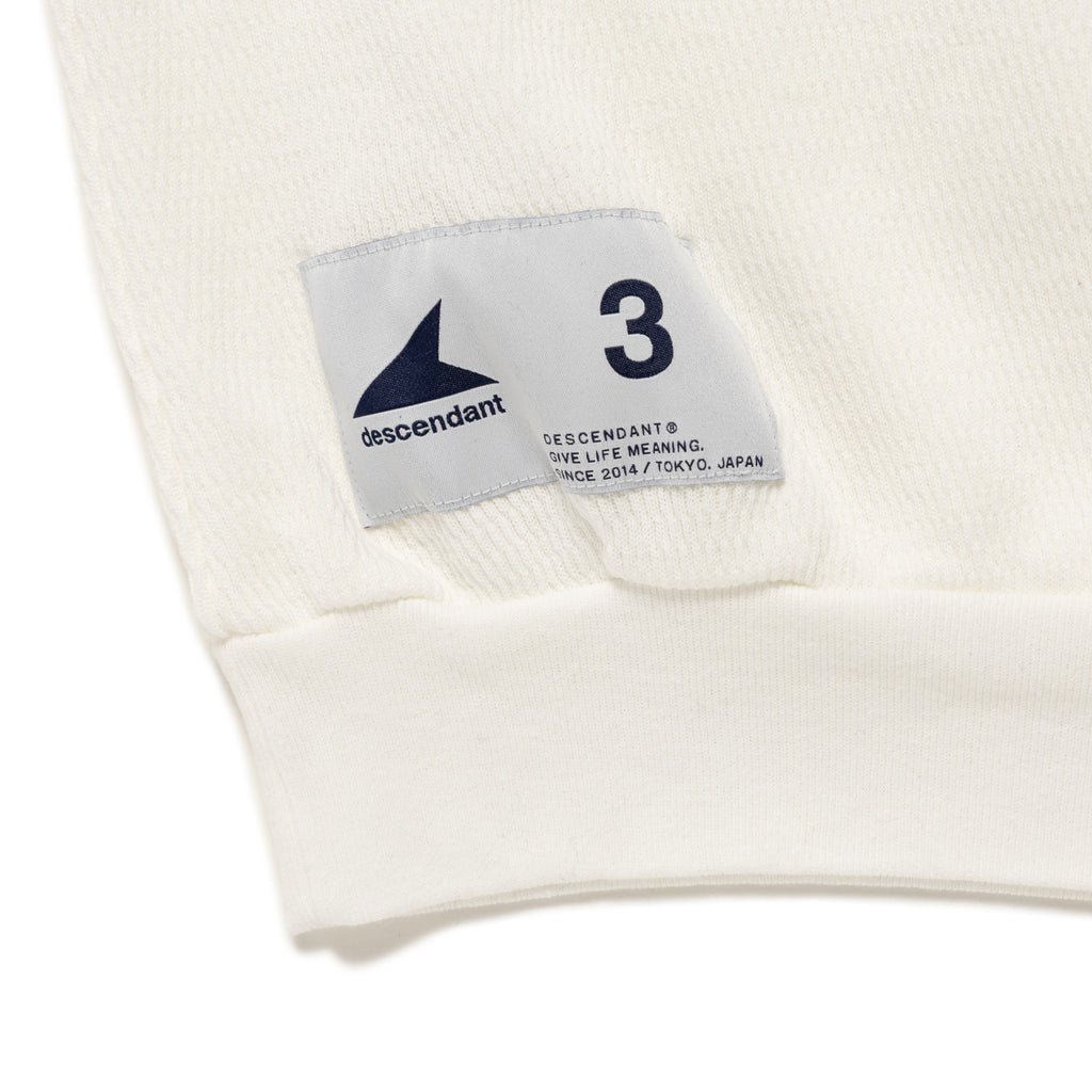 TORTOISE WAFFLE MOCK NECK LS