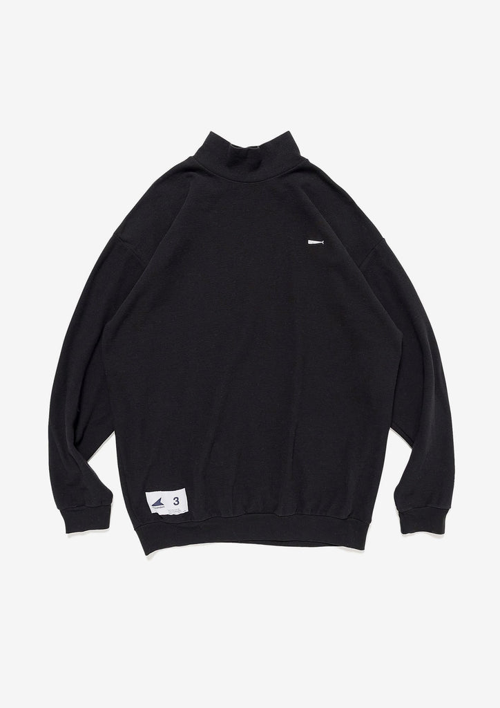 TORTOISE MOCK NECK LS