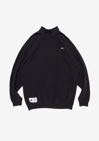 TORTOISE MOCK NECK LS