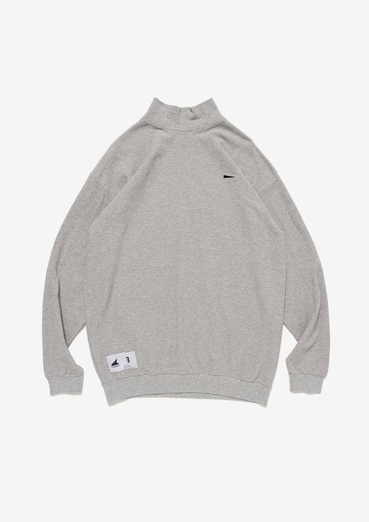 TORTOISE MOCK NECK LS