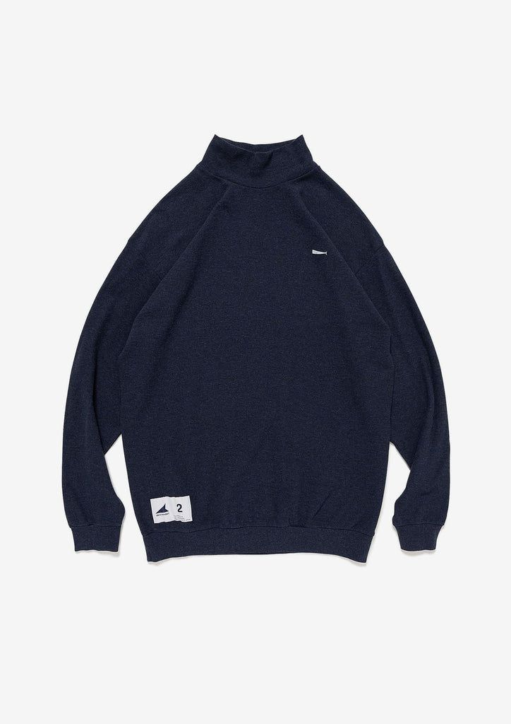 TORTOISE MOCK NECK LS