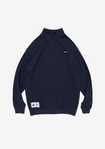 TORTOISE MOCK NECK LS