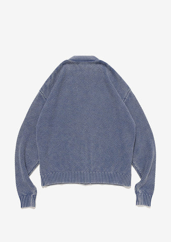 NURSE KNIT CARDIGAN PIGMNET DYE