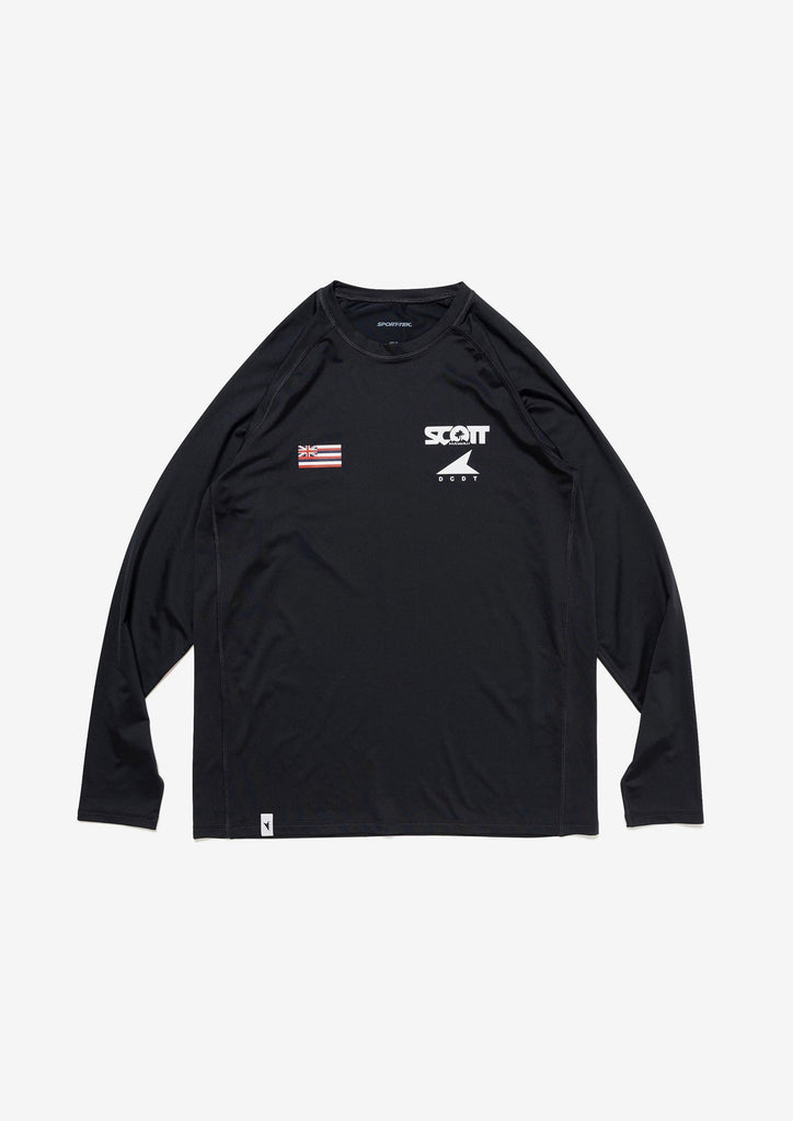 FLUKE UP RUSHGUARD LS SCOTT HAWAII