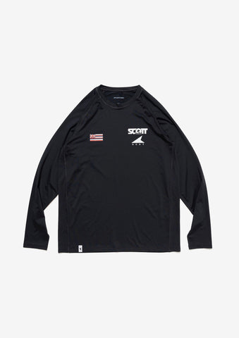 FLUKE UP RUSHGUARD LS SCOTT HAWAII