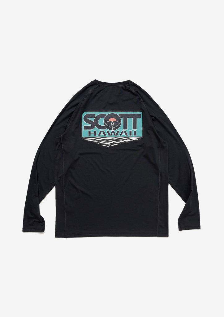 FLUKE UP RUSHGUARD LS SCOTT HAWAII